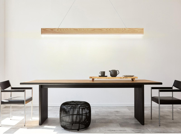 Drevený luster na lanku z masívneho dreva LED 26W / 1500 - WRL0122 5