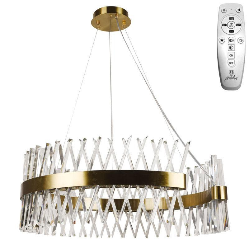 LED krištáľový luster + diaľkový ovládač 175W - J6305/C 3