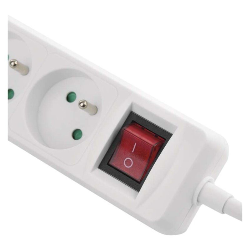 PRODLUŽKA 3Z 2M S VYP. 1,5MM +USB A+C 3
