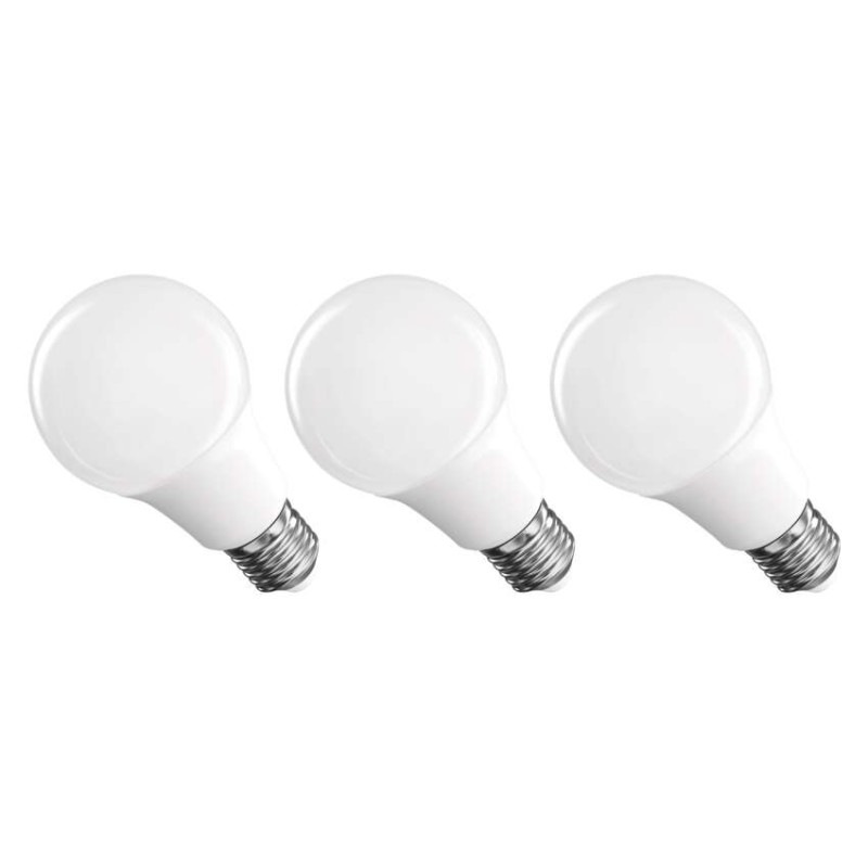 LED BASIC A60 8,8W(60W) 806lm E27 NW 3PC 3