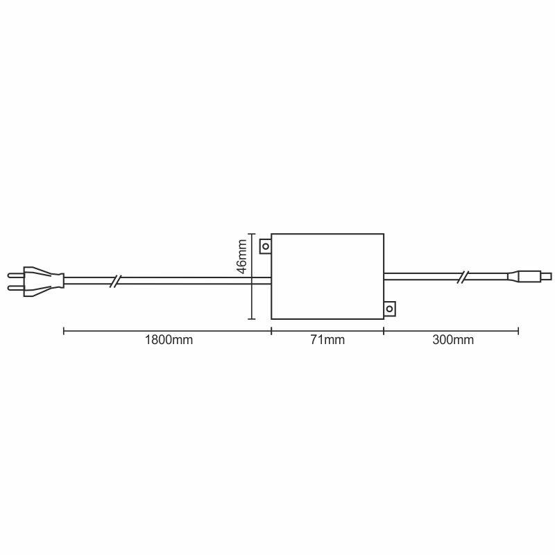 Napájací zdroj 8W pre vonkajšie podlahové svietidlá LFL - PSF103 2