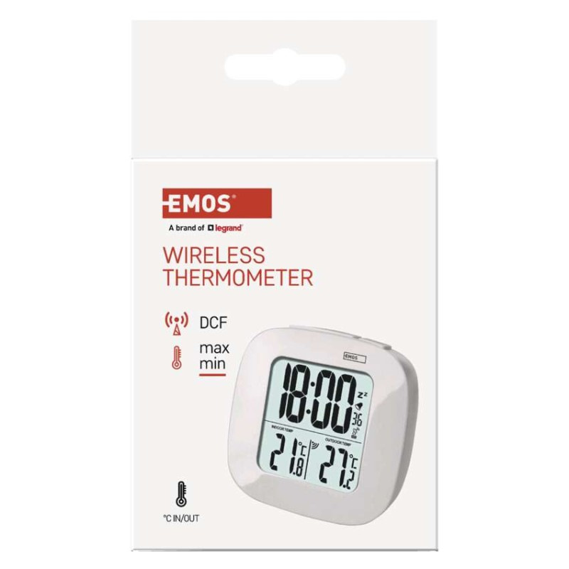 Teplomer E0127 bezdrôtový digitálny EMOS 9