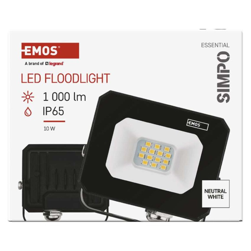 LED REFLEKTOR SIMPO 10W 1000LM IP65 NW 11