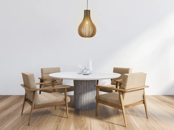 Závesný luster z masívneho dreva E27 / 380 - WRE092 2