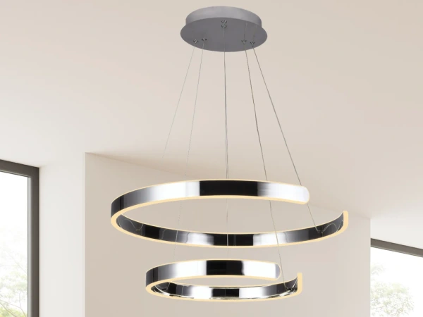 LED závesná lampa na lanku + diaľkový ovládač 120W - J4328/CH 8