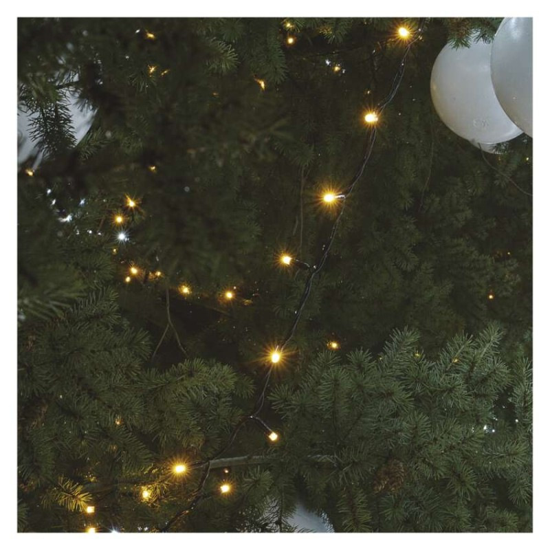 Spojovací řetěz 50LED 5M BLACK WW ZY2007 3