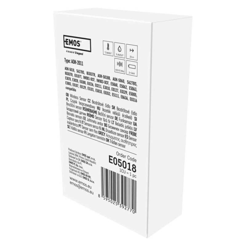 AOK-5018B BEZDRÁTOVÉ ČIDLO 6