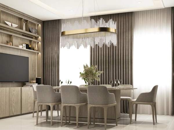 LED krištáľové svietidlo + diaľkový ovládač 90W - J6316/C 5