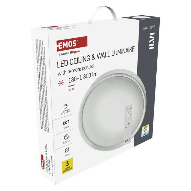 LED SV.PŘ.K 30W 1800LM STM.NAST.CCT+DÁL. 14