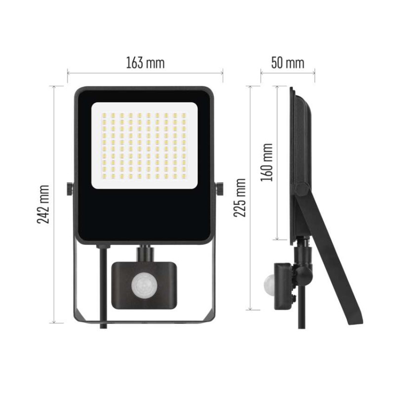 LED REFLEKTOR VISIO 50W 7500LM IP54 NW P 5