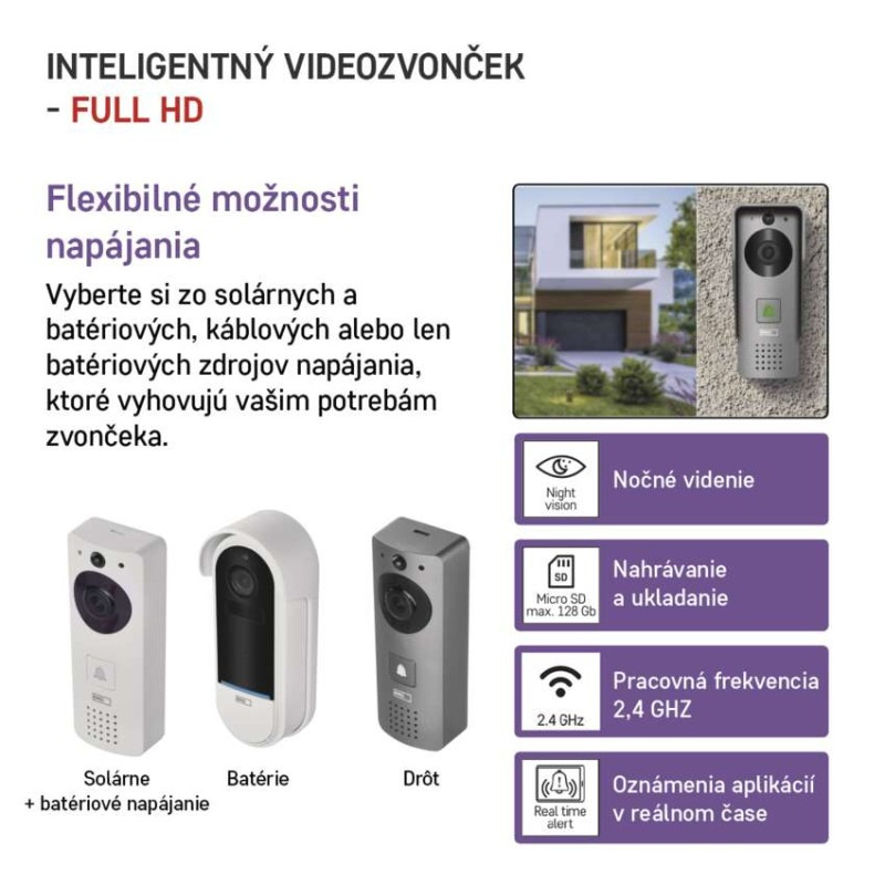 VIDEOZVONEK GO SMART IP-09D CLOC 2