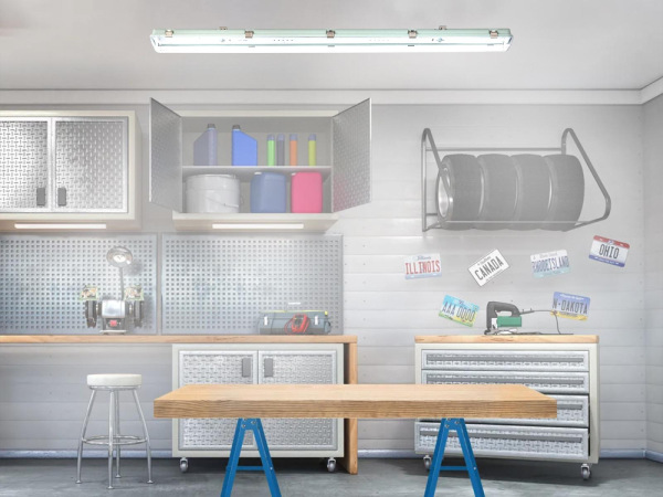 Prachotesné žiarivkové svietidlo na 2 x T8 ( 120cm LED trubica ) - TL401 16