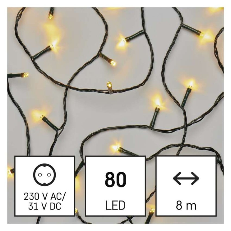 80LED XMAS CLS TIMER 8M WW 1