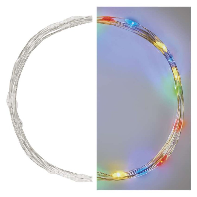 Vian.reťaz NANO 20LED 1,9M Silver 4