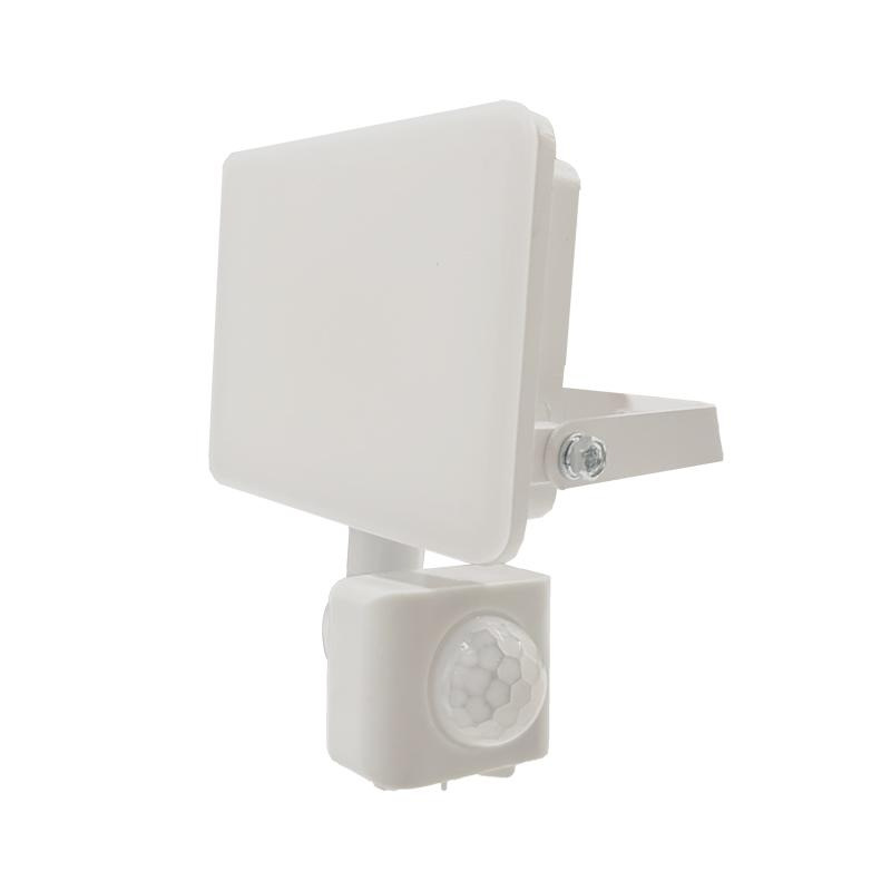 Vonkajší biely LED reflektor so senzorom 10W / 4000K - LF7121S 8