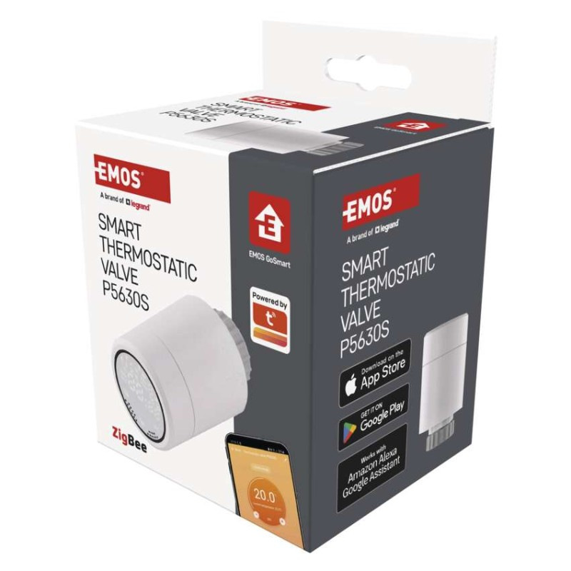 Termostatická hlavica digitálna  P5630S ZigBee 7