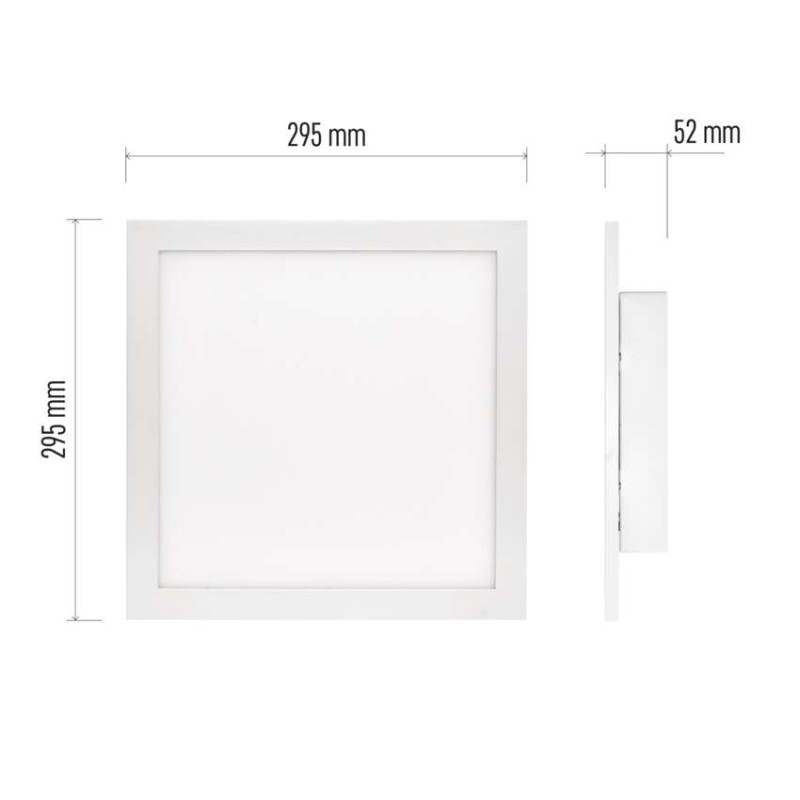 LED PANEL PŘ. RÁM. 30×30 18W 1300LM STM. 2