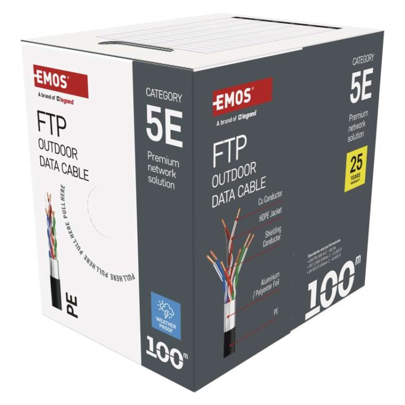 FTP KABEL CAT5E PE 100M OUTDOOR 7