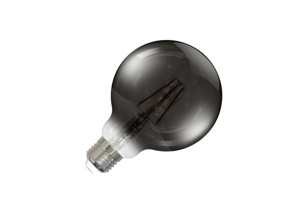 LED dekoratívna žiarovka / filament 4W SMOKE - G95 / E27 / 2000K - ZBF101 6