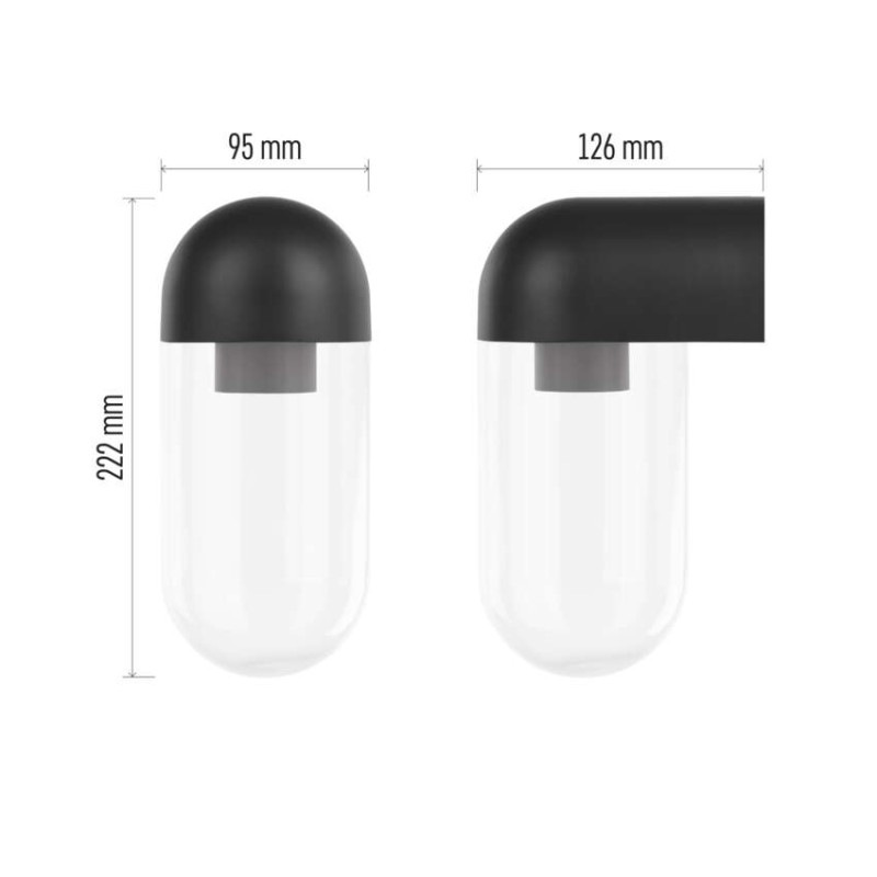 LED ZAHRADNÍ SVÍTIDLO,E27,IP44,MAX 15W,N 5