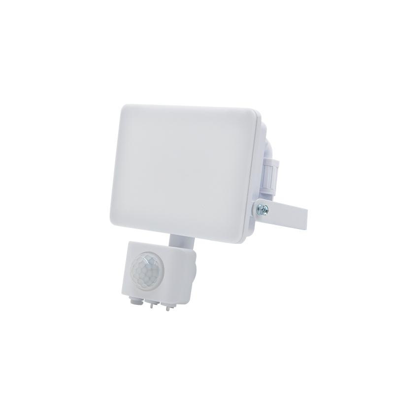 Vonkajší biely LED reflektor so senzorom 10W / 4000K - LF7121S 2