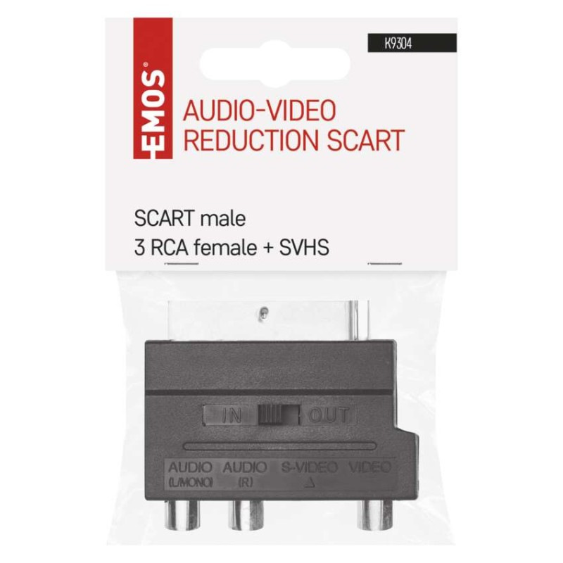 SCART3CINCH+SVHS adaptér 3