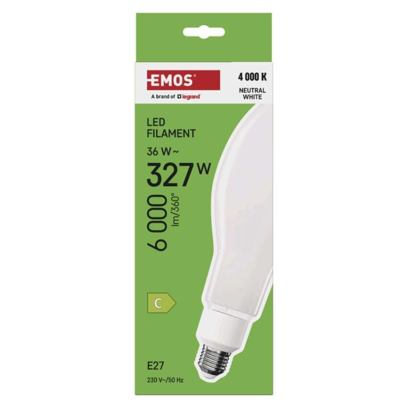 LED FLM ED90 36W(327W) 6000lm E27 NW 5