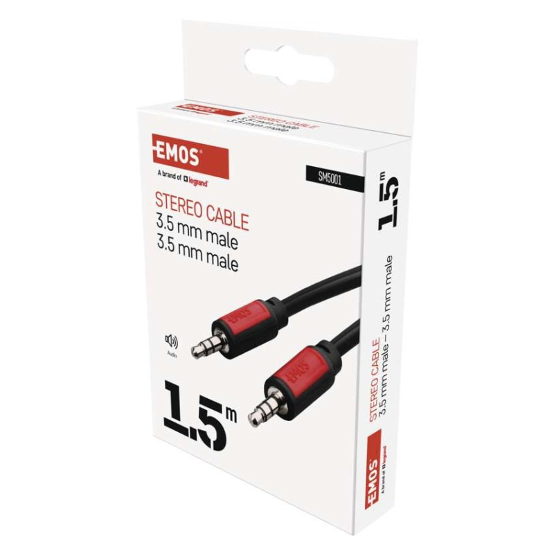 3,5MM ST/M-3,5MM ST/M 1,5M ČERNÁ 3
