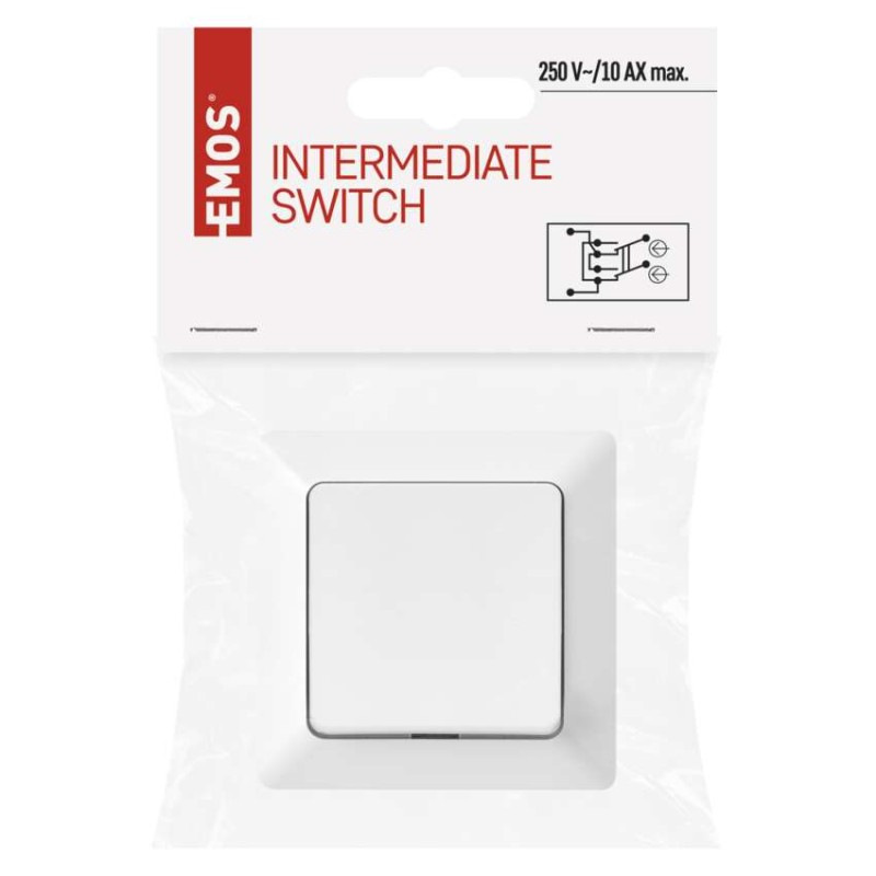 Spínač č.7 250 V/10 A max. IP20  A6100.2 biely EMOS 4