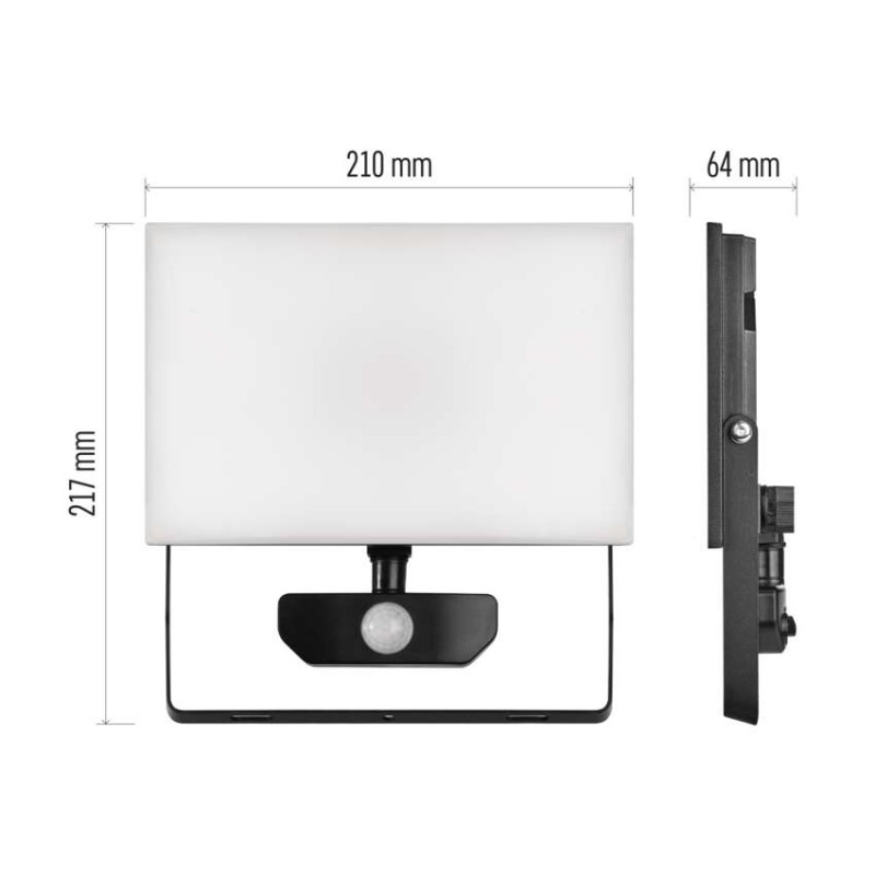 LED REFLEKTOR TAMBO 50W 5000LM PIR 4