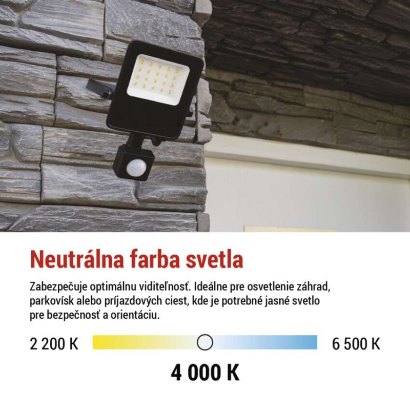 LED REFLEKTOR VISIO 30W 4500LM IP54 NW P 10