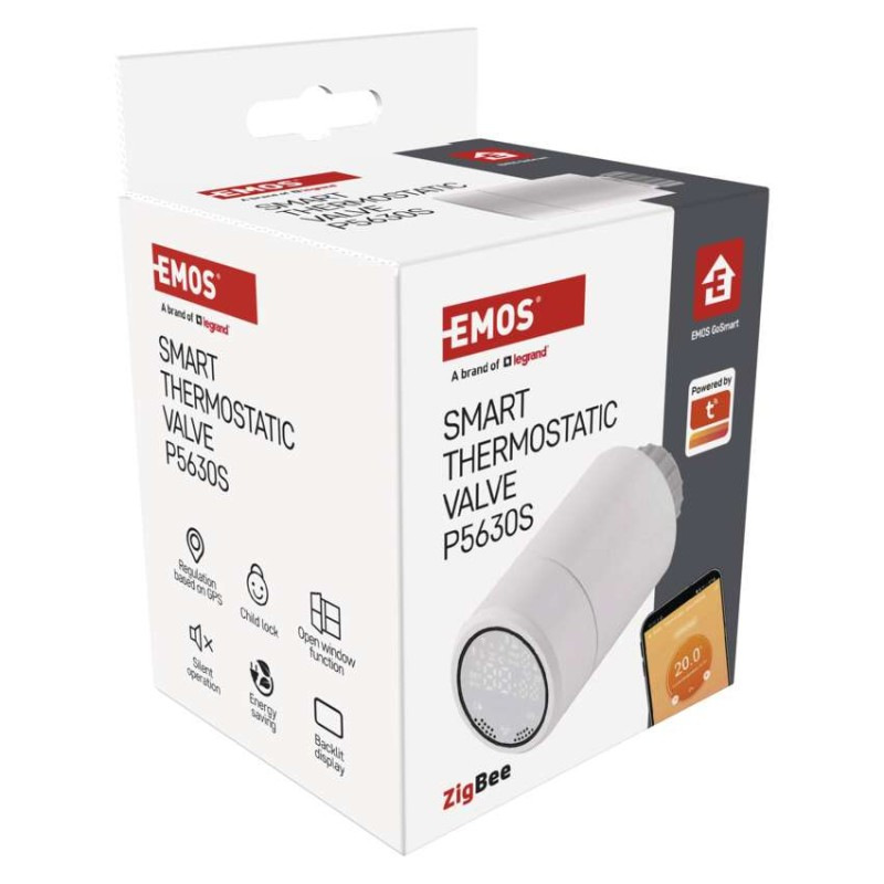 Termostatická hlavica digitálna  P5630S ZigBee 8
