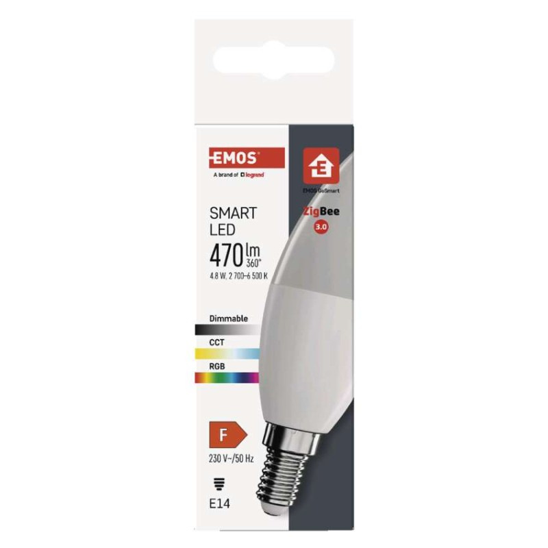 LED GOSMART C37 4,8W(40W) 470lmE14 ZIGBE 11