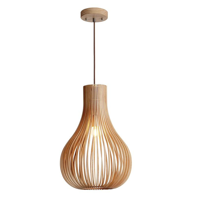 Závesný luster z masívneho dreva E27 / 380 - WRE082 2