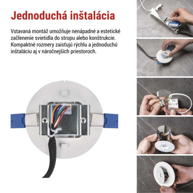 NOUZOVÉ SVÍTIDLO ORSU 2W 300LM 3H AT 2
