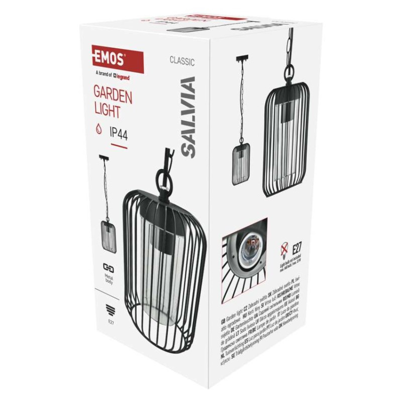 LED ZAHRADNÍ SVÍTIDLO,E27,IP44,MAX 15W,Z 6