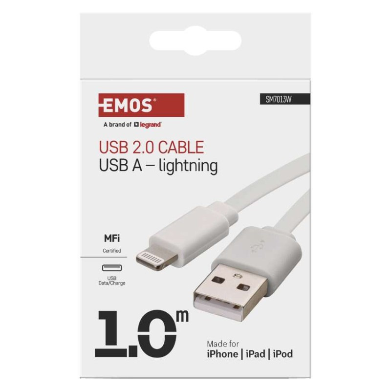 USB 2.0 A/M - i16P/M 1M BÍLÁ 2