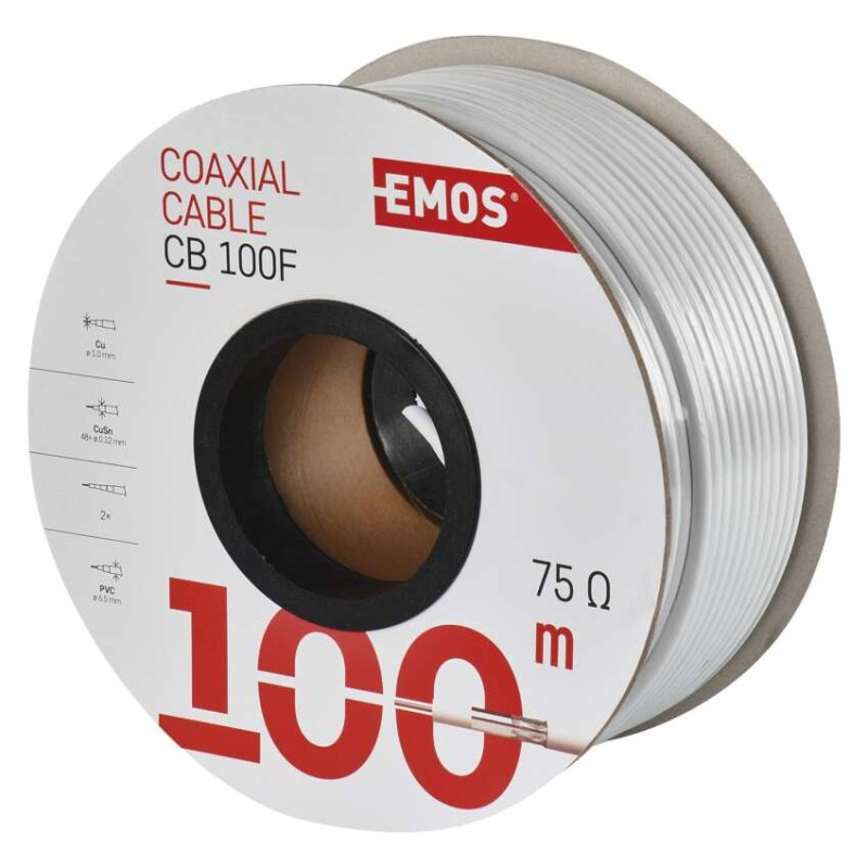KABEL KOAX.CB100F 100M 4
