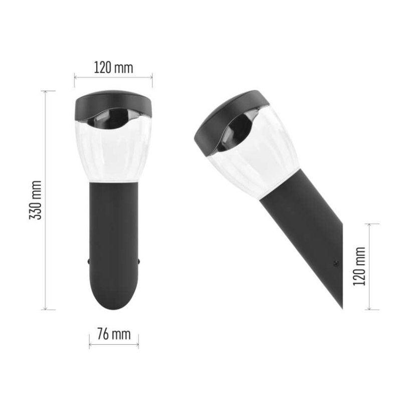 LED ZAHRADNÍ SVÍTIDLO,E27,IP44,MAX 15W,N 5