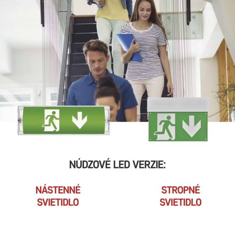 Núdzové svietidlo NESSI 3W 3hod. IP65 LED ZN1110 EMOS 2