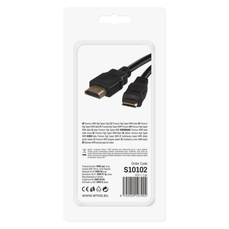 HDMI 2.0 A/M-C/M 1,5M 3