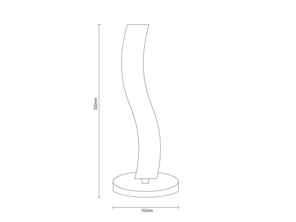 LED dizajnová stolná lampa 14W - JT1311/B 7