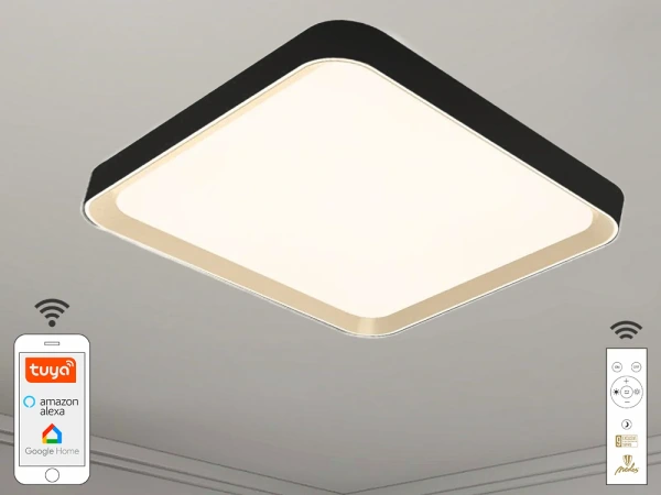 LED stropná lampa OPAL + diaľkový ovládač + Wifi 48W - LC902MB/S 6