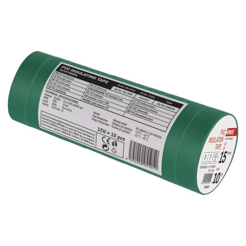 PÁSKA PVC 15/10 ZELENÁ 2