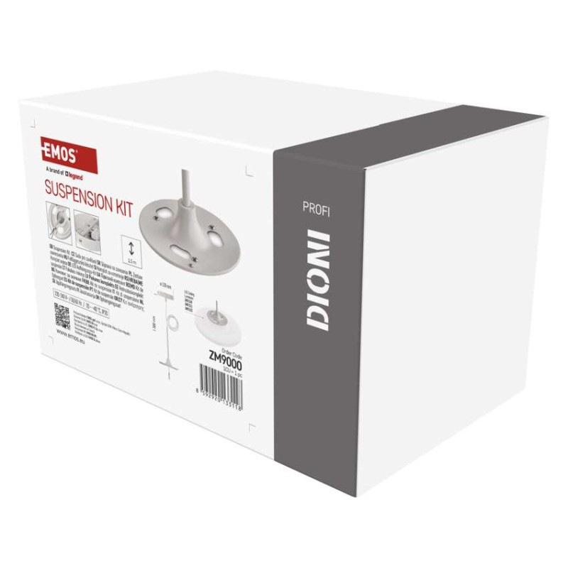 ZÁVĚSNÝ KIT PRO LED SVÍTIDLO BÍLÝ 2