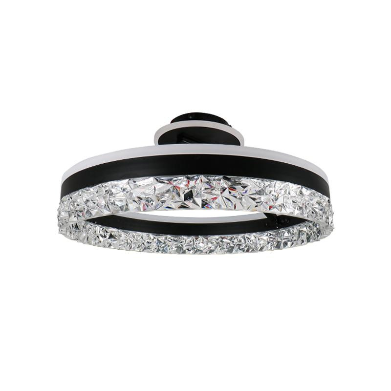 LED luxusné stropné krištáľové svietidlo s diaľkovým ovládačom 85W - TA1306/B 2