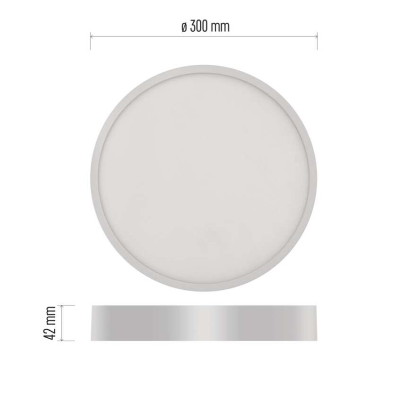 LED PANEL NEXXO PŘ.KR 28,5W 2700LM IP40 2