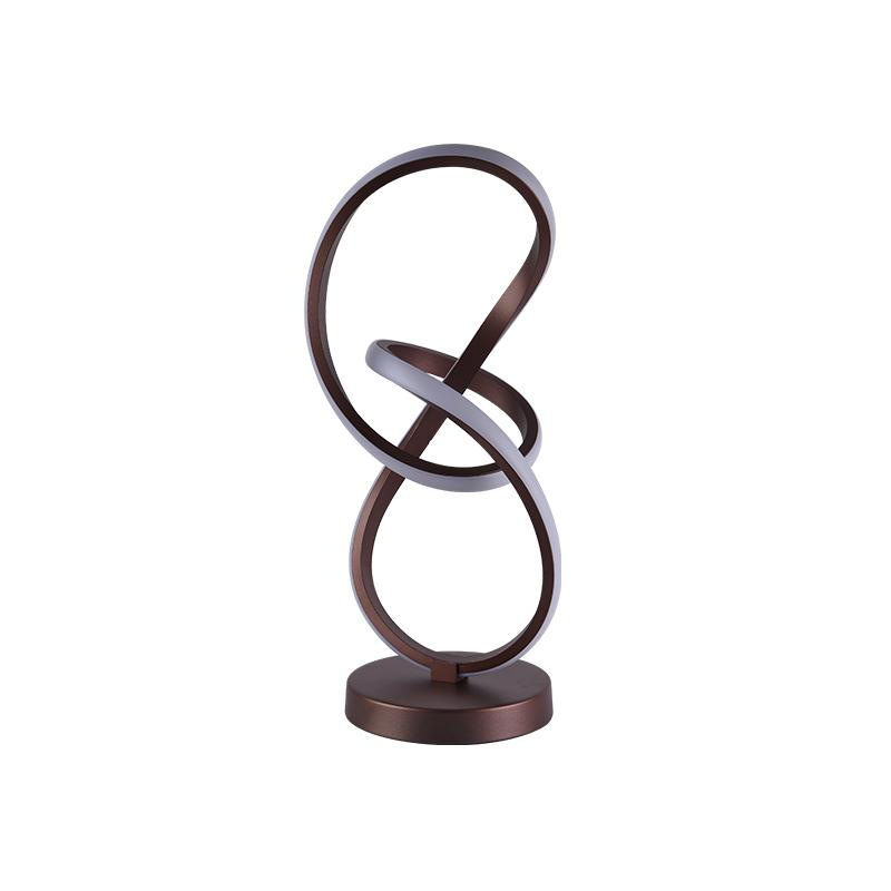 LED dizajnová stolná lampa 28W - JT1302/BR 6