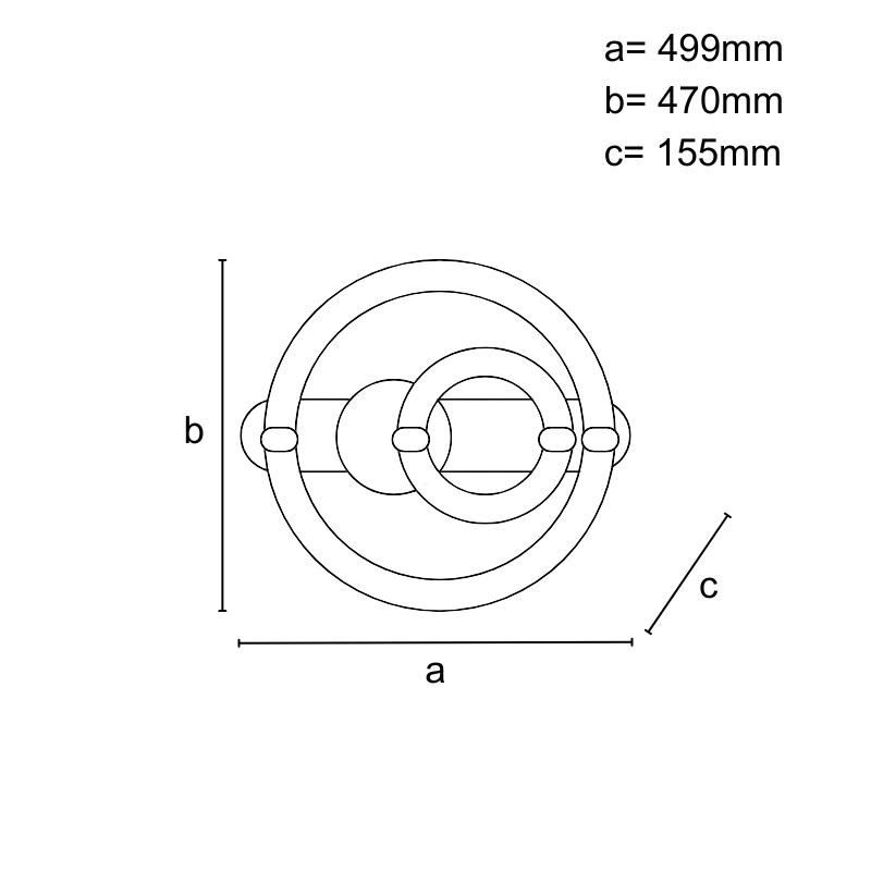 LED stropné svietidlo s diaľkovým ovládačom 120W - J3341/W 8