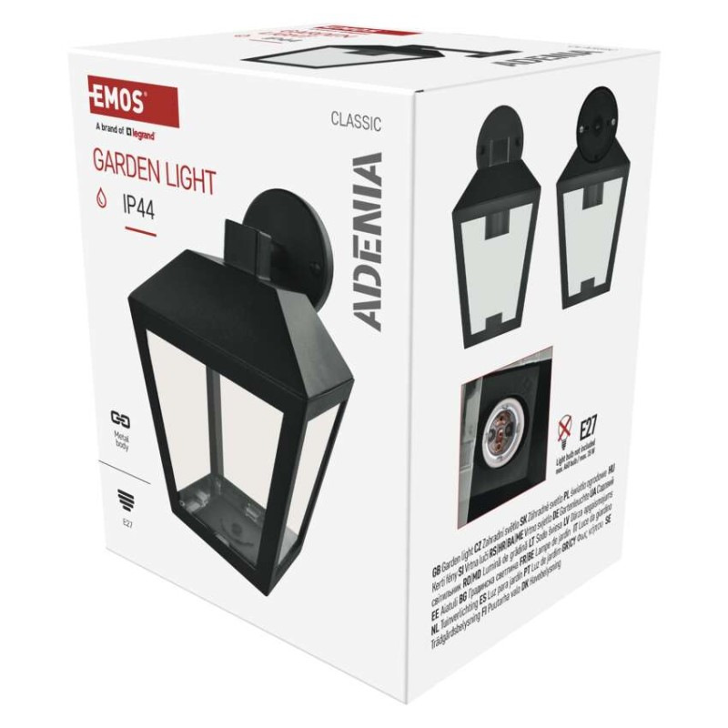 LED ZAHRADNÍ SVÍTIDLO,E27,IP44,MAX 15W,N 6